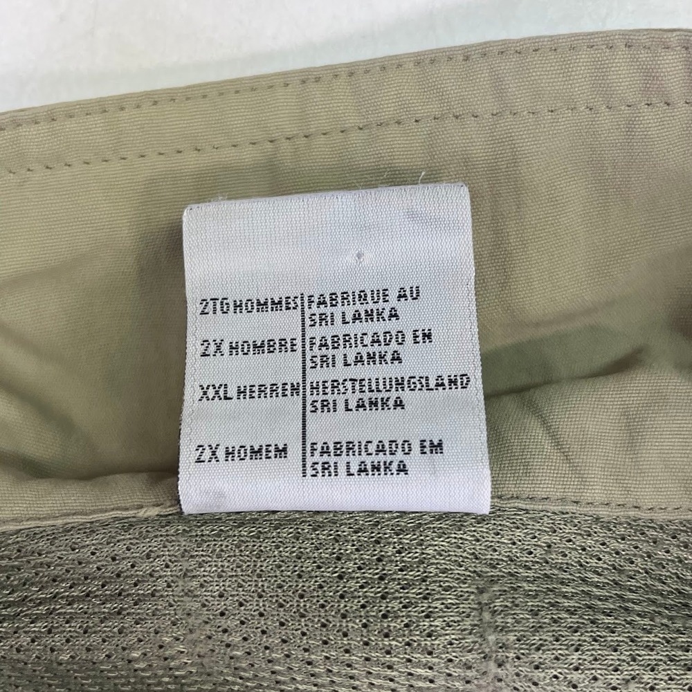 Columbia GRT Mens XXL Olive Green Multi-Pocket Utility Fishing Hiking Gear Vest - Picture 9 of 14
